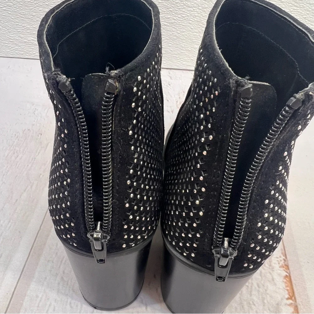 Madden NYC Women's Rain Zip Up‎ High Heel Ankle Boots Black Size 9